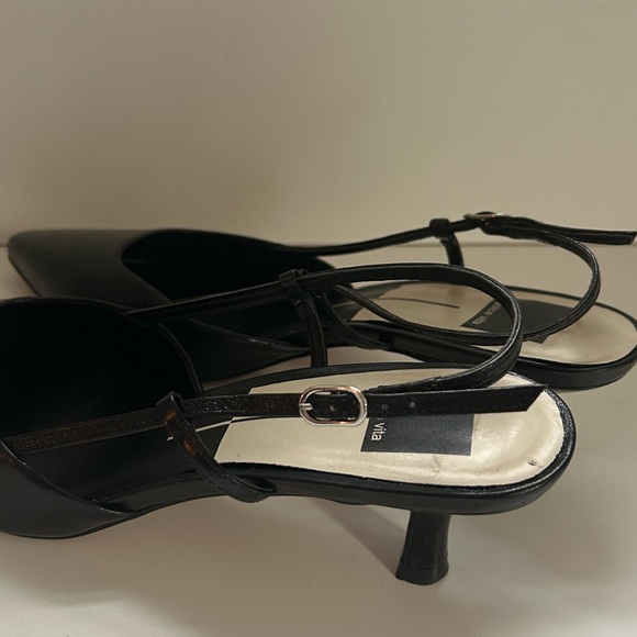Dolce Vita ODELA Slingback Black Heels - Picture 4 of 8
